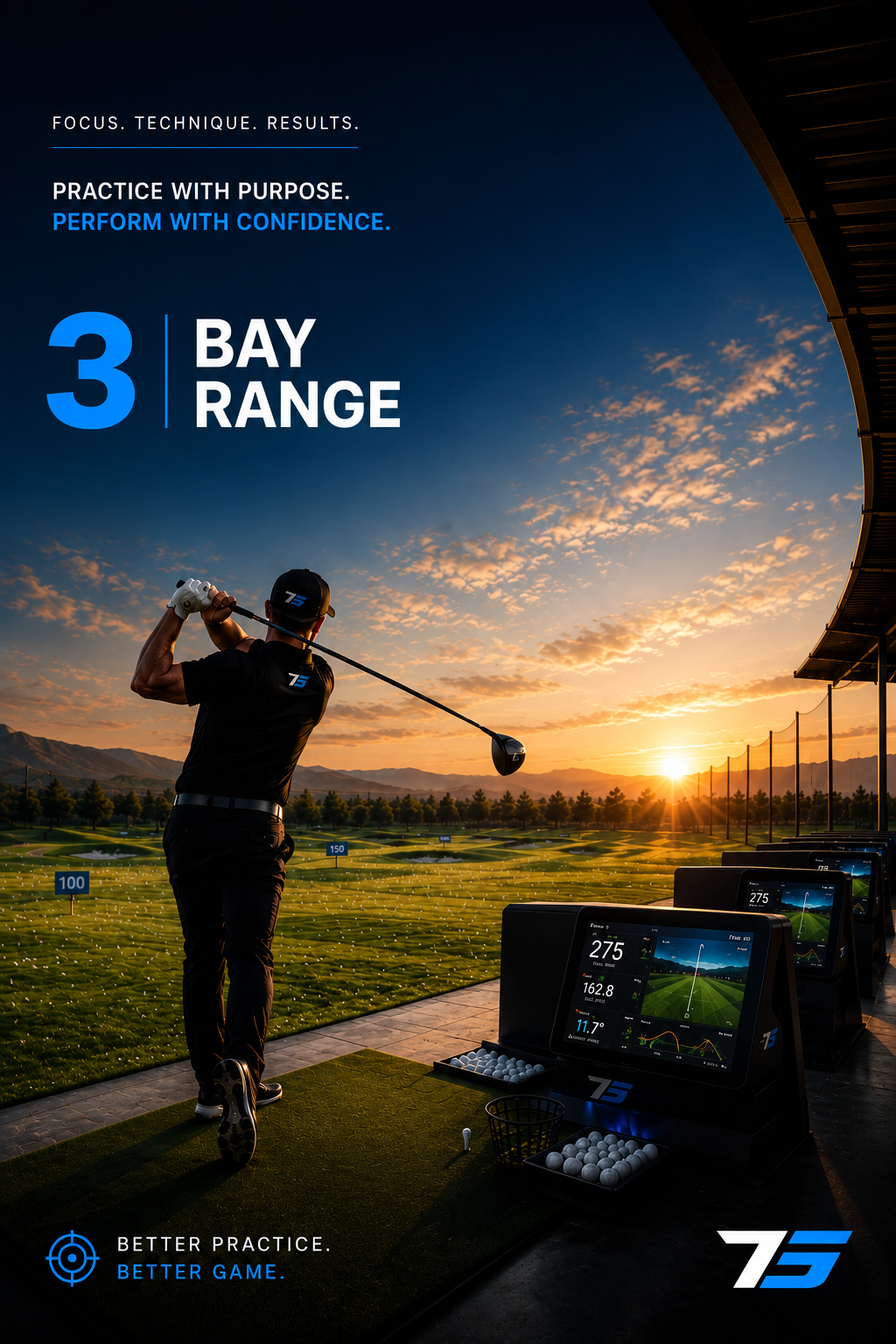 3 Bay Driving Range